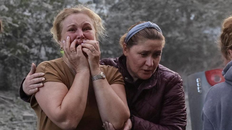 Three children among eight dead in Russian strikes on Ukraine, officials say