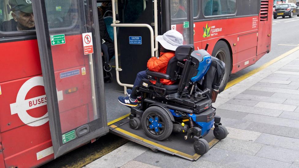 Disabled people in England to get 24-hour free bus travel
