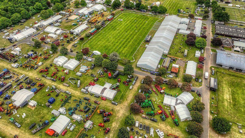 Suffolk Show aerial