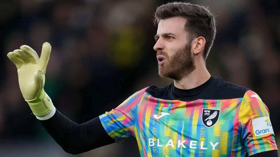 Norwich City goalkeeper Angus Gunn charged with misconduct after alleged incident during Championship match at QPR 