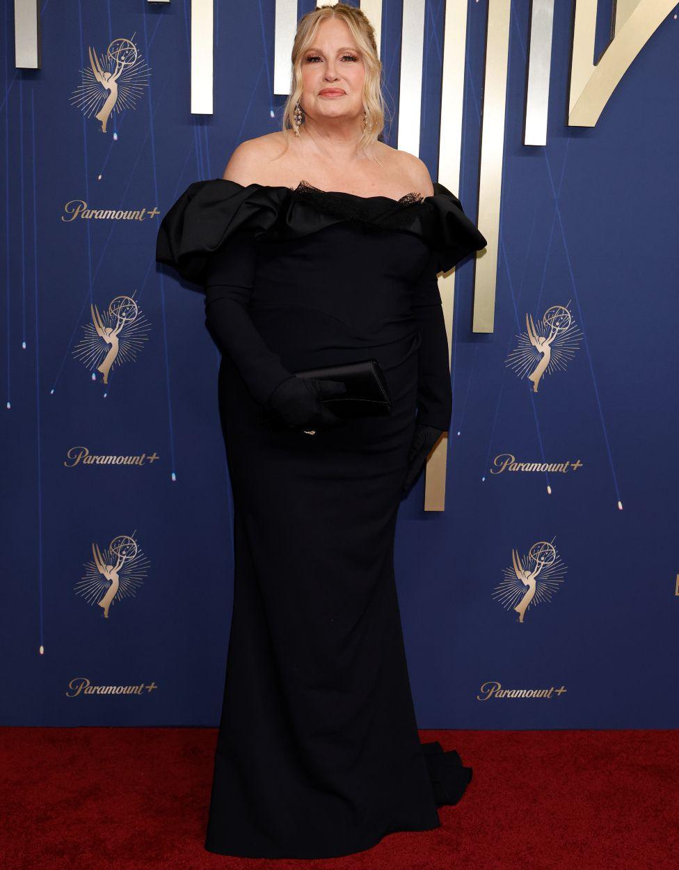 Jennifer Coolidge attends the 77th Primetime Emmy Awards at Peacock Theater on September 14, 2025 in Los Angeles, California.