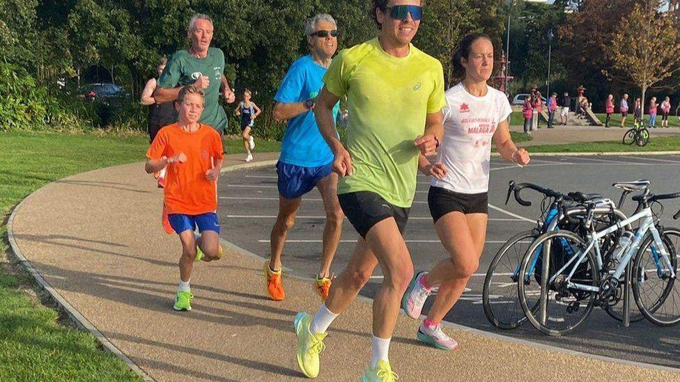 Louis at Poole parkrun