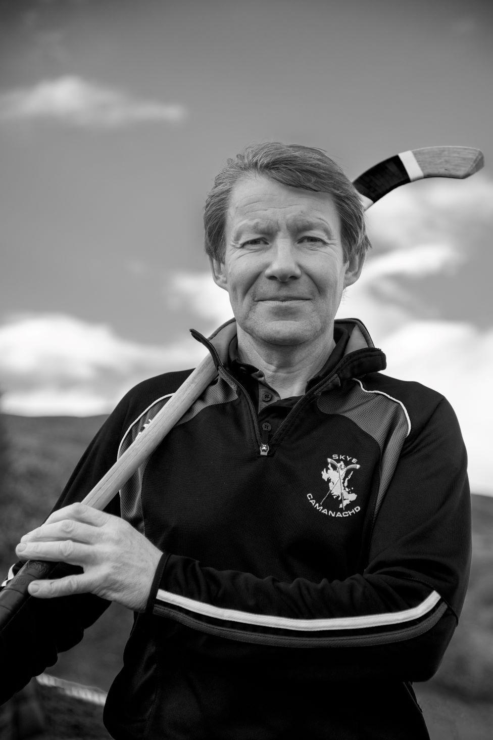 Shinty player