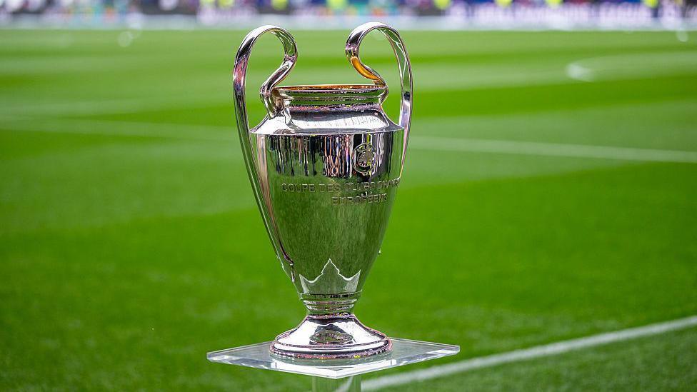 The Champions League trophy