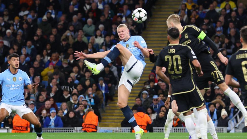 Manchester City 5-0 Sparta Prague: In Pictures - Erling Haaland's ...