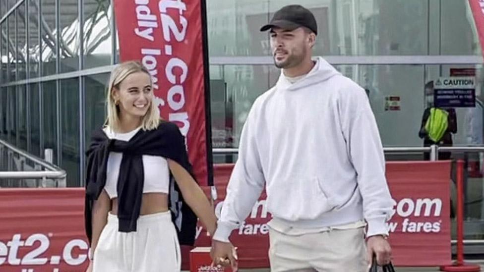 Love Island 2021 winners Millie Court and Liam Reardon arrived back in the UK on Wednesday