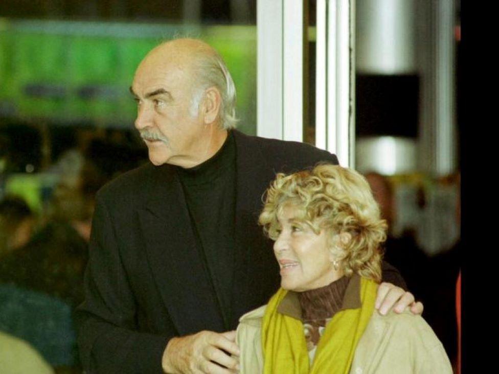 Sean Connery and his wife, Micheline