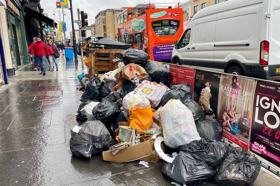 Edinburgh bin strike in 2022