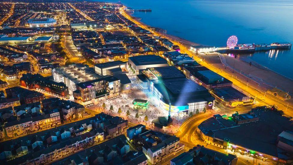 Ariel view of the proposed Blackpool Central complex 