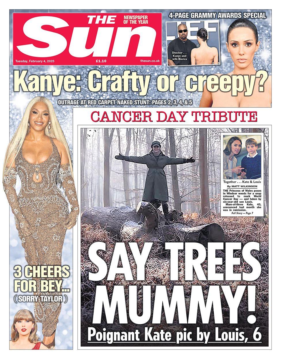 The Sun front page