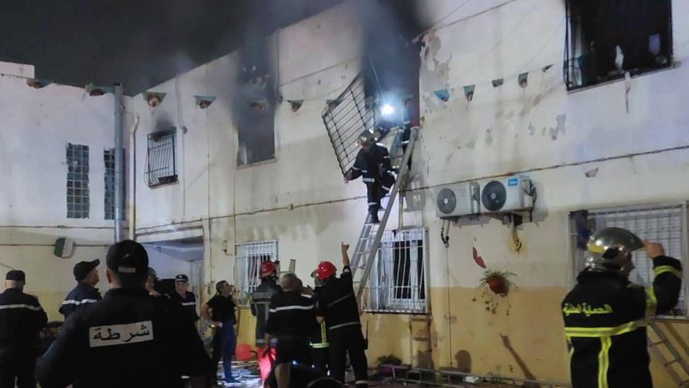 Eleven people die in fire at Algerian children's care home