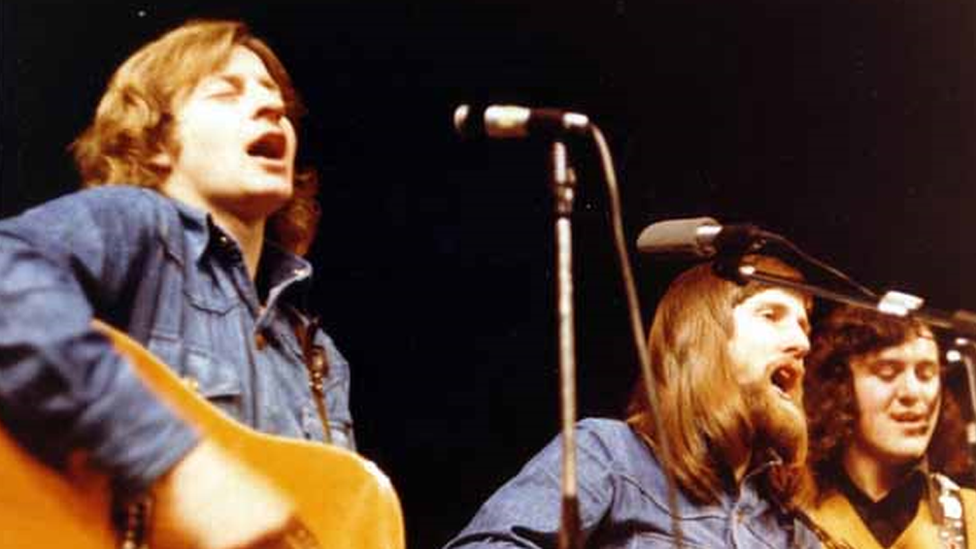 Llun lliw o'r 1970au o Hergest