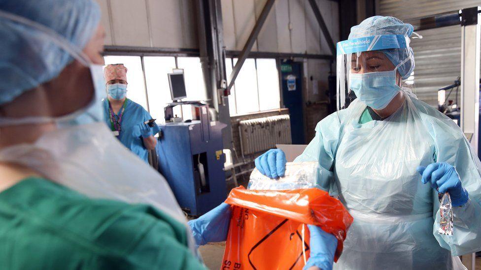 medical staff wearing PPE