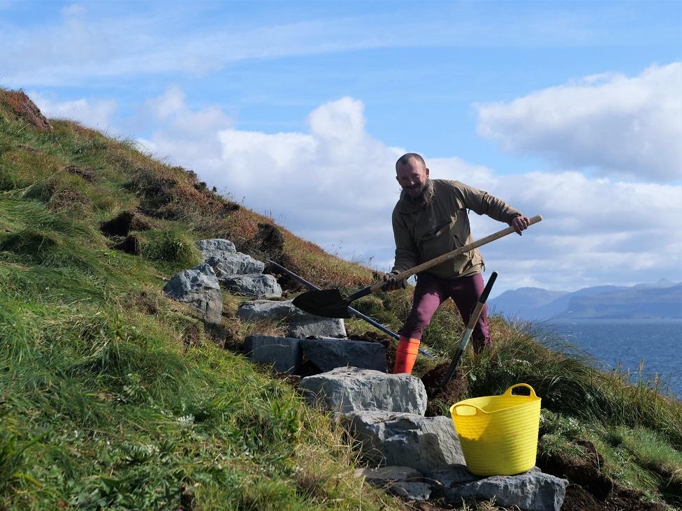 Staffa footpath repairs