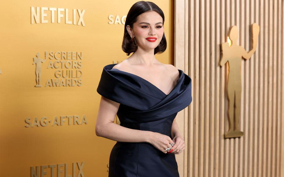 Selena Gomez attends the 31st Annual Screen Actors Guild Awards at Shrine Auditorium and Expo Hall on February 23, 2025 in Los Angeles, California.