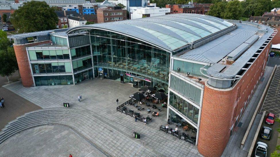 Exterior of The Forum in Norwich city centre