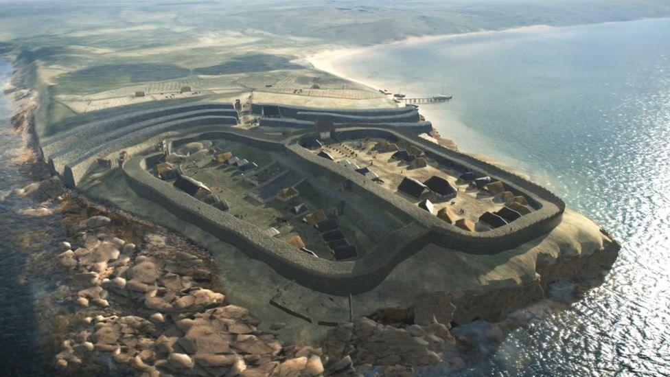 Reconstruction of Burghead Fort