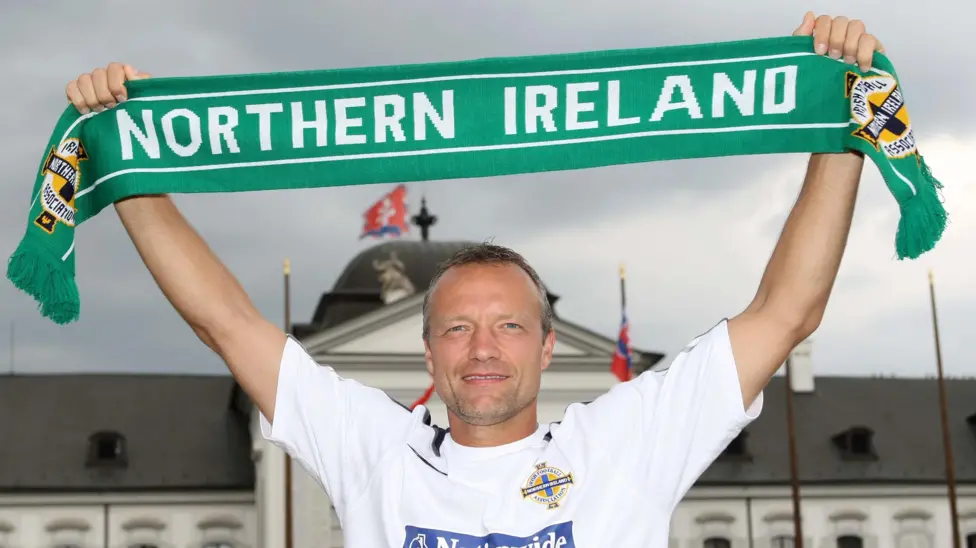 How Germany-born striker became a Northern Ireland goalkeeping great