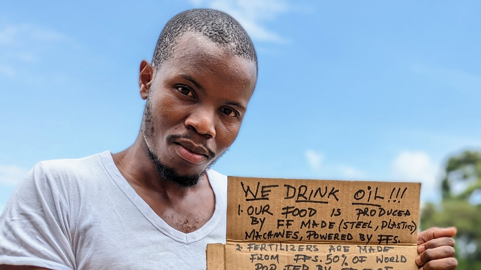 Kenyan farmer and fossil fuel advocate Jusper Machogu