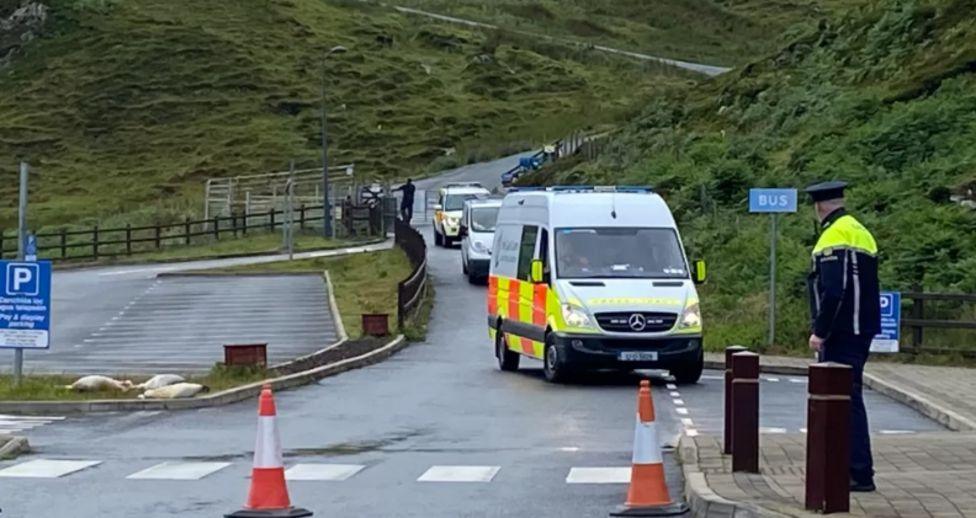 gardai at sliabh liag