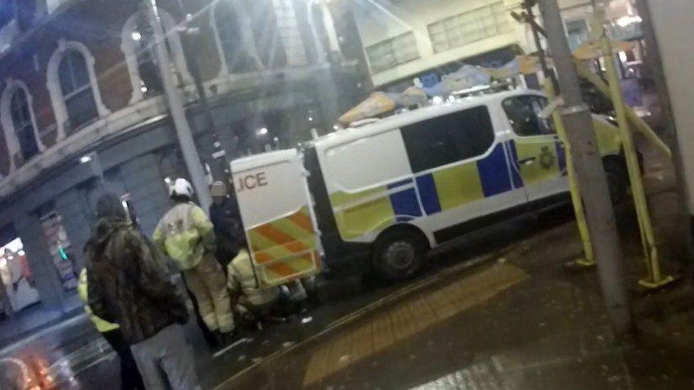 Police arrest man who refused to comply with city centre dispersal order