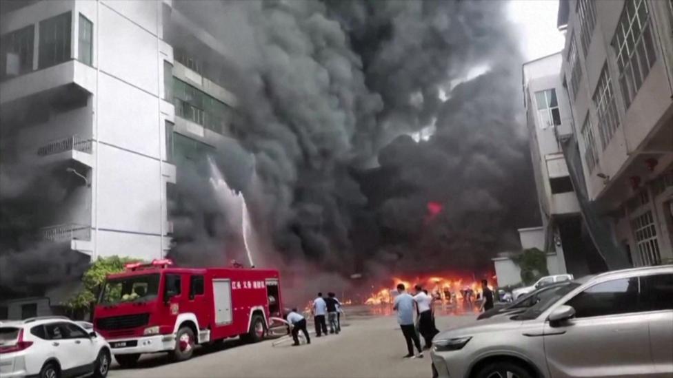 Factory fire kills at least 28 in China's 'shoe capital'