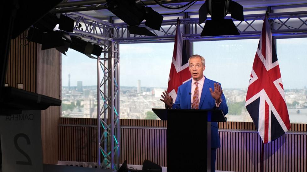 Chris Mason: Farage attempts to seize back the agenda after finance row