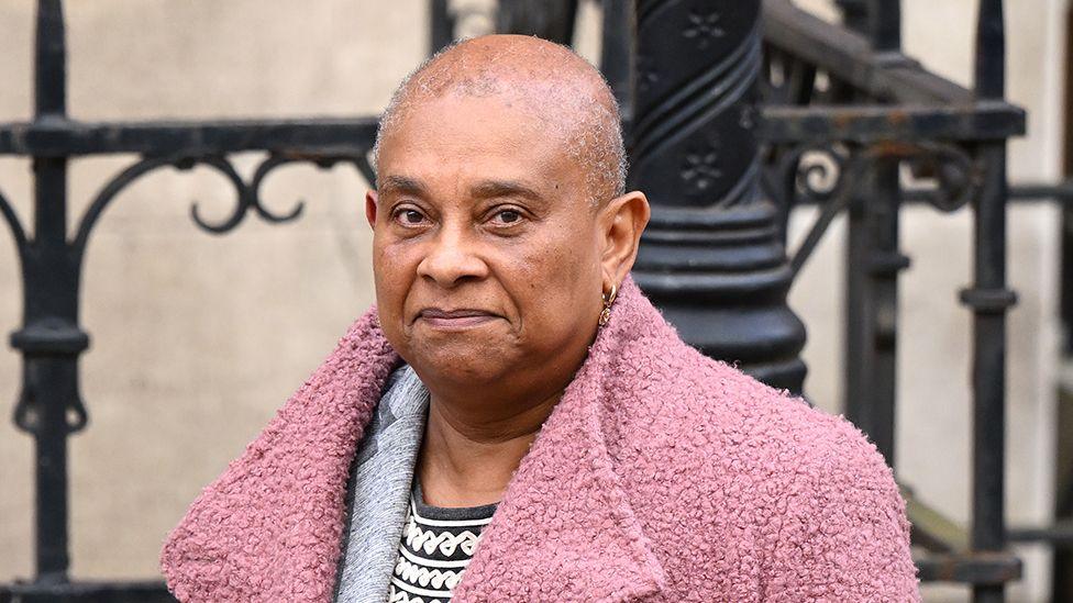 Baroness Doreen Lawrence outside the High Court