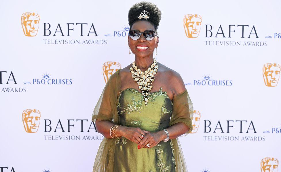 Baroness Dame Floella Benjamin attends the 2025 BAFTA Television Awards with P&O Cruises at The Royal Festival Hall on May 11, 2025 in London, England.