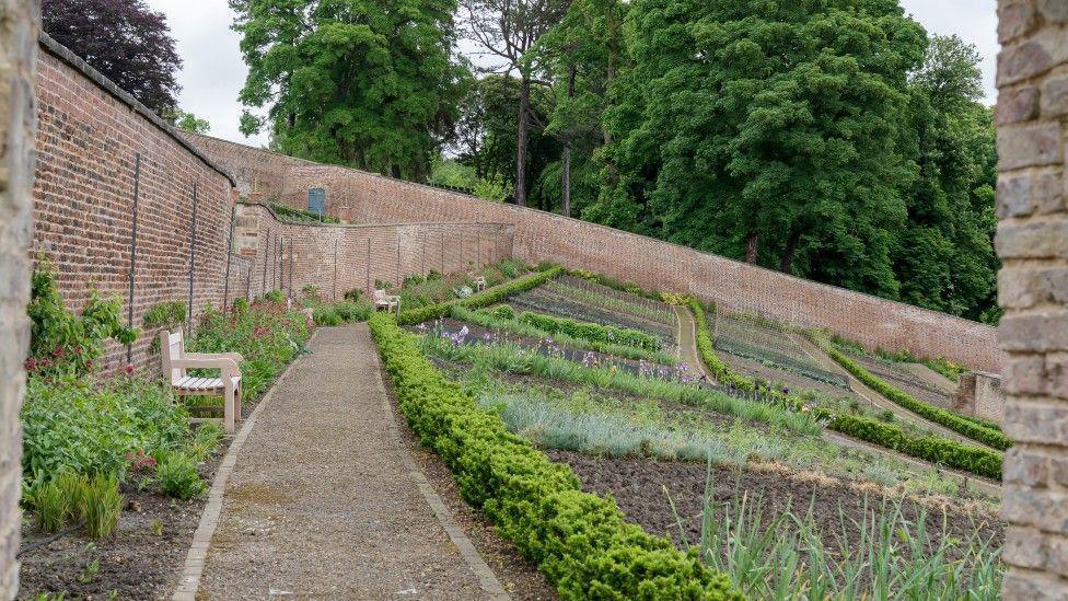 Auckland Castle's restored Walled Garden