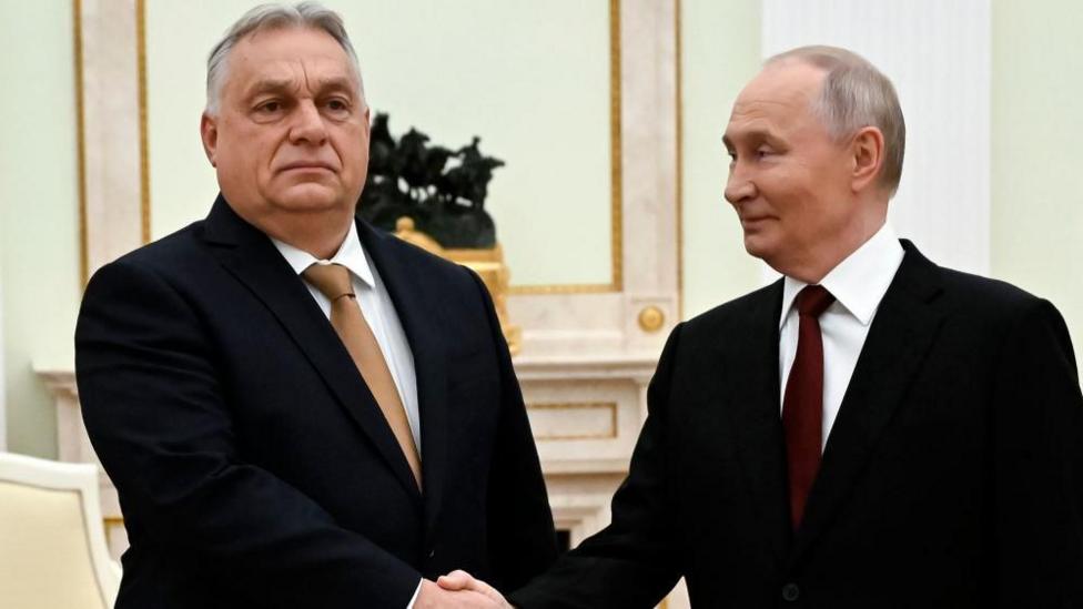 Hungary's Orban defies EU partners and meets Putin again in Moscow