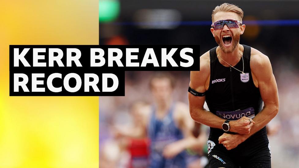 'Unbelievable!' - GB's Kerr breaks fastest mile world record