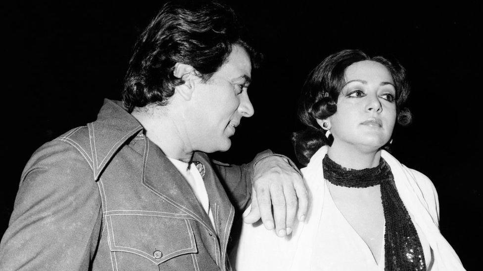 Dharmendra and Hema Malini