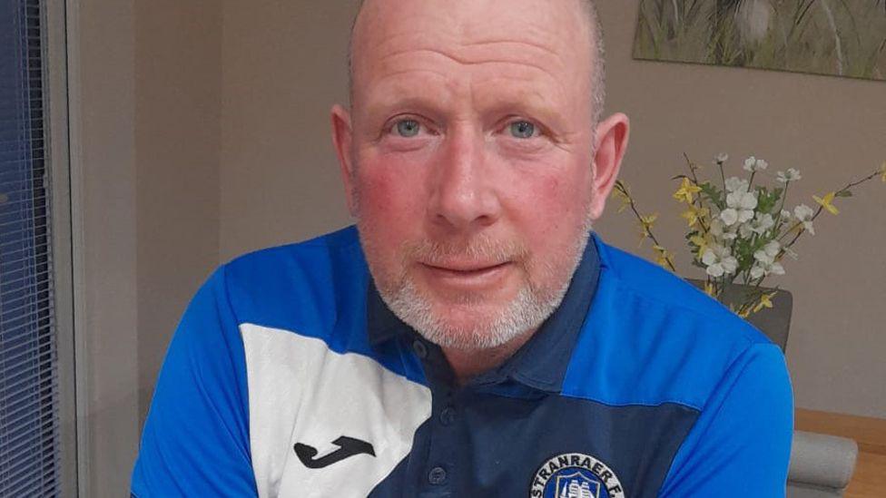 Stranraer FC fan Alan Hannah