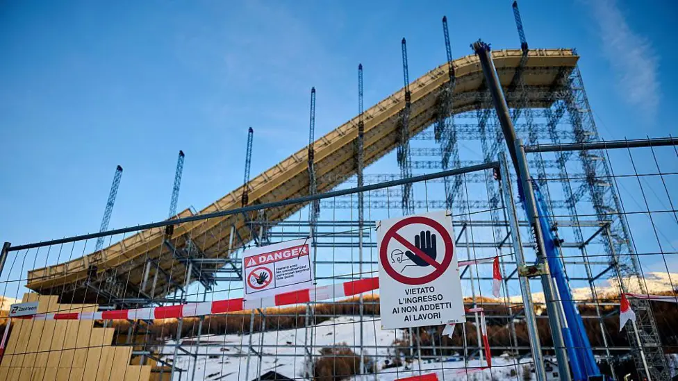 Preocupación por los niveles de nieve en las pistas de esquí de los Juegos Olímpicos de Invierno