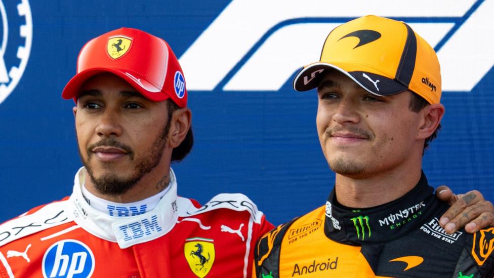 Norris cautious despite pole as it 'falls apart' for Hamilton