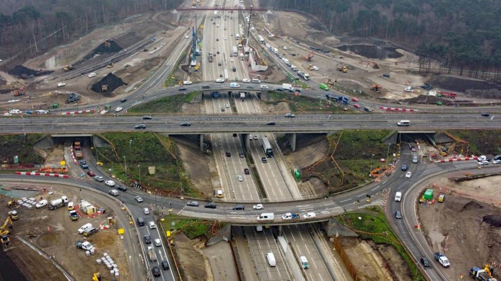 M25 A3 interchange roadworks to force residents into daily U-turn - BBC ...