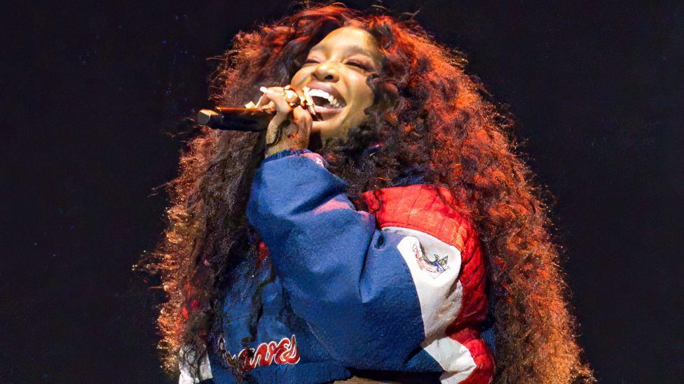 SZA performs live