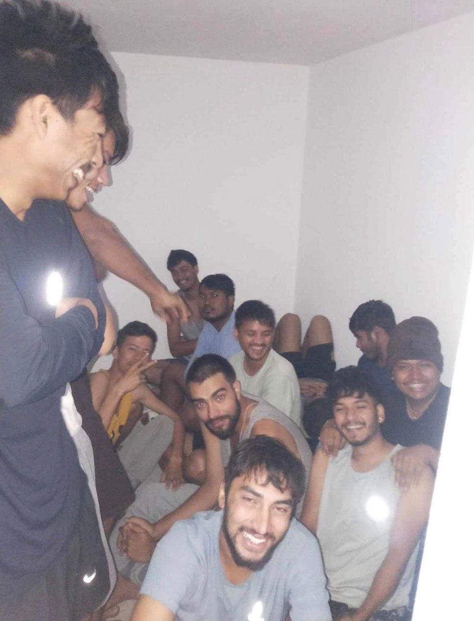 This selfie is taken 30 minutes before the attack inside the bunker. According to Dhan Bahadur Chaudhary, it is taken by one of the Nepali student who died