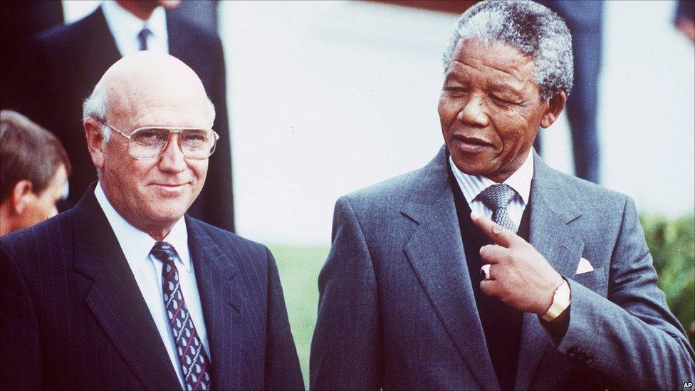 Mandela and De Klerk