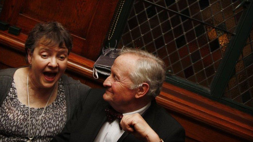 Couple in conversation