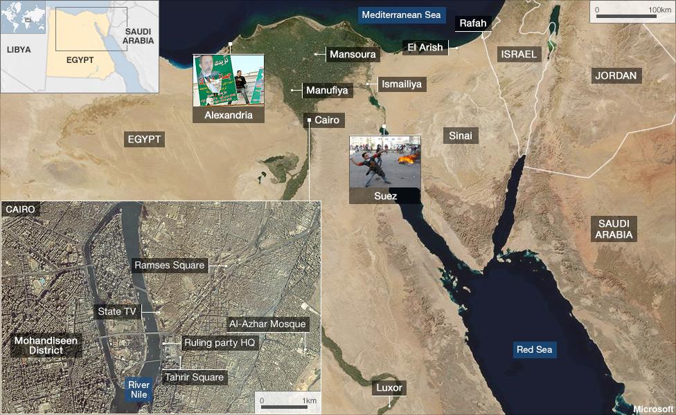 Egypt flashpoints