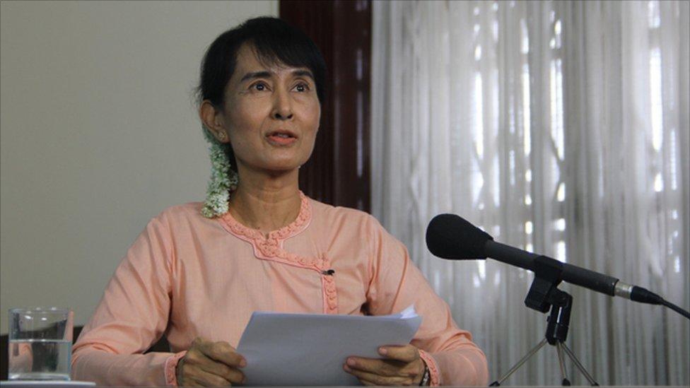 Aung San Suu Kyi recording the Reith Lectures in Burma in June 2011