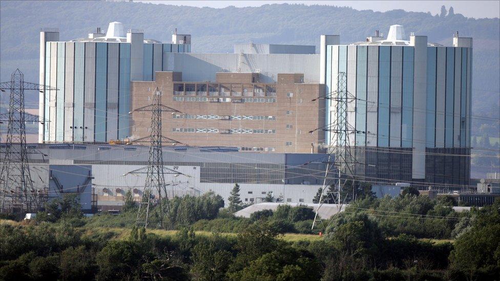 Oldbury Power Station view, present day