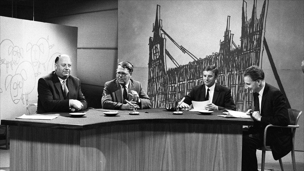 Andrew Shonfield, Reith Lecturer 1972 (far right)