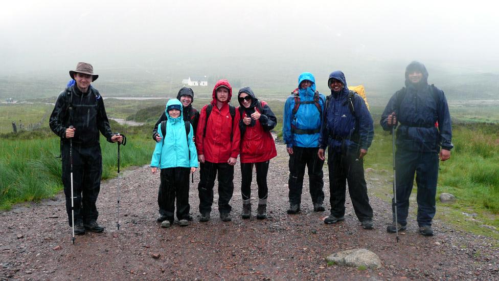 Group of walkers