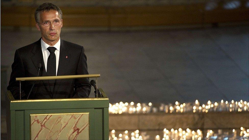 Norwegian Prime Minister Jens Stoltenberg
