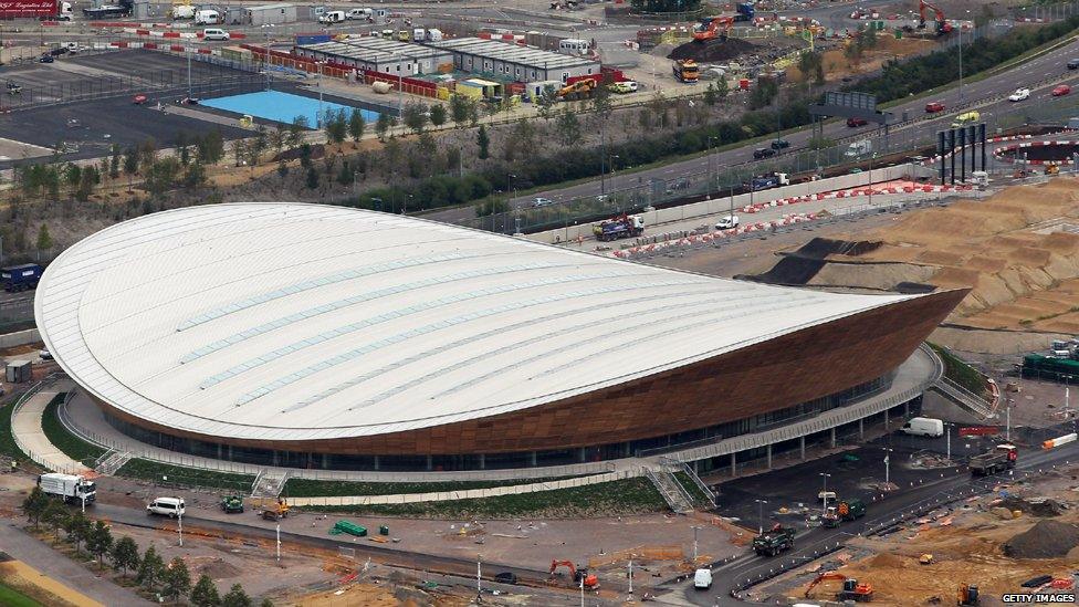 The London 2012 velodrome