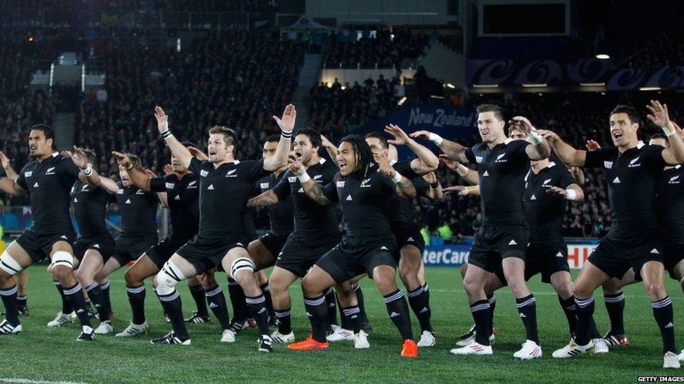 All Blacks perform the Haka