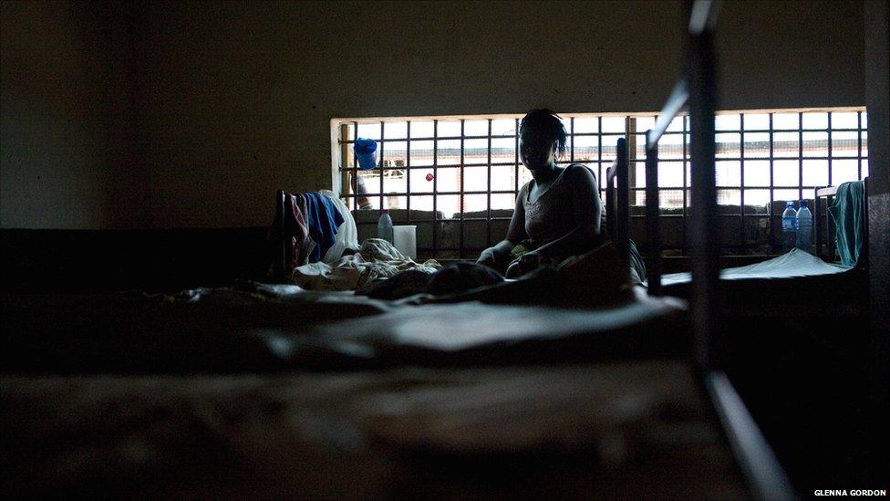 The women's section at Liberia's Monrovia Central Prison, 2011